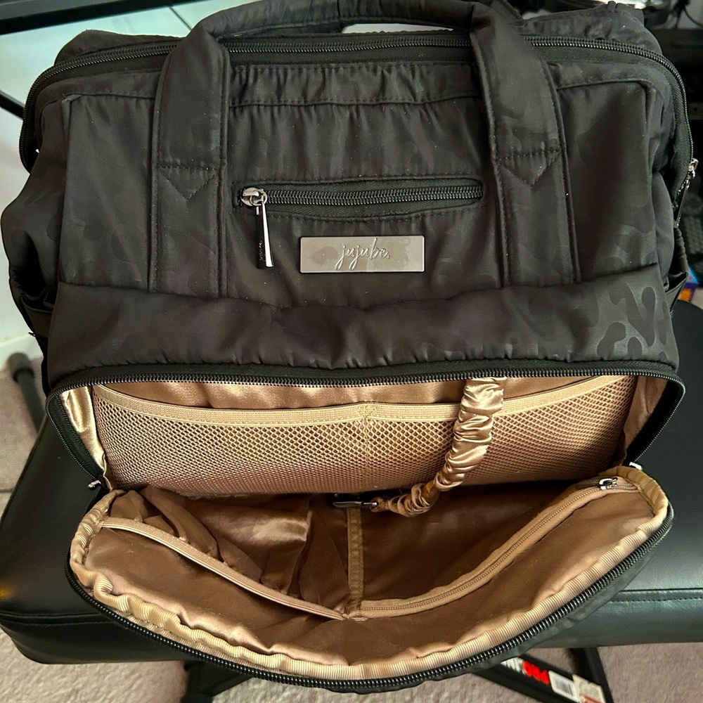 Ju-Ju-Be Dr. BFF Black Leopard Diaper Bag
